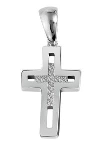 Adelia´s ADELIA ́S Damen Ketten-Anhänger "Neuheit 2025 - eleganter Kreuz Anhänger aus 925 Sterling Silber", Silber 925 (Sterlingsilber), silber, Silber 925