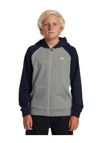 Quiksilver Kinder Kapuzensweatjacke "Easy Day", blau, Gr. 8, 55% Baumwolle, 45% Polyester, Sweatjacken