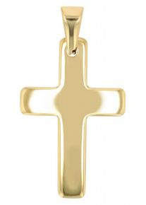 Adelia´s ADELIA ́S Damen Ketten-Anhänger "Neuheit 2025 - moderner Kreuz Anhänger aus Edelstahl", Edelstahl, gold, Edelstahl, Schmuckanhänger