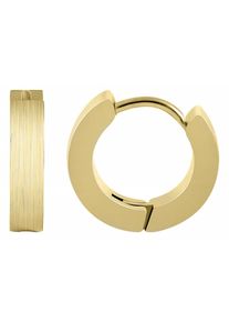 Adelia´s ADELIA ́S Damen Paar Creolen "Neuheit 2025 - Unisex Creolen aus Edelstahl Ø 12 mm", Unisex, Edelstahl, silber, Edelstahl, Ohrringe