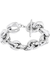 Calvin Klein Damen Armband "Schmuck Edelstahl Armkette STATEMENT LINKS, 35000653", Edelstahl, silber, Edelstahl, Armbänder