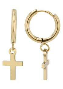 Adelia´s ADELIA ́S Damen Paar Ohrhänger, Unisex, Edelstahl, silber, Edelstahl, Ohrringe