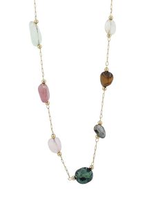 Adelia´s ADELIA ́S Damen Kette mit Anhänger, unbekannt, Edelstahl, gold, Edelstahl, Halsketten