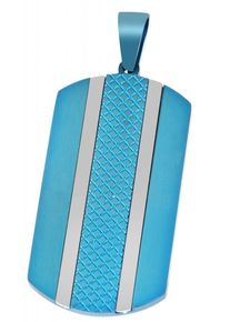 Adelia´s ADELIA ́S Damen Ketten-Anhänger "Neuheit 2025 - hochwertiger Schmuck Anhänger aus Edelstahl", Edelstahl, blau, Edelstahl, Schmuckanhänger