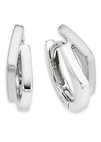 Bruno Banani Damen Paar Creolen "Schmuck Geschenk Silber 925 Ohrschmuck Ohrringe", Silber 925 (Sterlingsilber), silber, Silber 925 (Sterlingsilber),