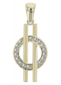 Adelia´s ADELIA ́S Damen Ketten-Anhänger "Neuheit 2025 - moderner Schmuck Anhänger aus 333 Gold", Gelbgold 333, gold, Gelbgold 333, Schmuckanhänger