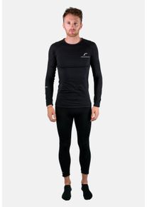 Reusch Damen Funktionsshirt "Reusch Underwear Set Man 3/4 Pants", schwarz, sportlich, Gr. S, unifarben, 96% Polyamid, 4% Elasthan, Shirts, mit hohem