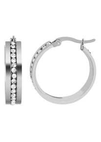 Adelia´s ADELIA ́S Damen Paar Creolen, Damen, Edelstahl, silber, Edelstahl, Ohrringe