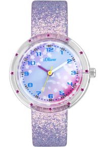 s.Oliver Kinder Quarzuhr, lila, Armbanduhren, Armbanduhr, Kinderuhr, Mädchen, Geschenkidee, Geburtstag, Schulanfang