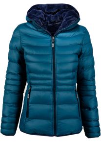 DEPROC Active Damen Wendejacke "GILMOUR NEW REVERSAL Women", blau, casual, Gr. 38, 100% Polyester, Jacken, Wendejacke mit schlichtem Design