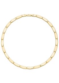 Jobo Damen Collier, Edelstahl, L: 46cm, gold, Edelstahl, Halsketten, Edelstahl goldfarben 46 cm