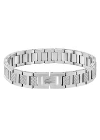 Lacoste Herren Freundschaftsarmband "Schmuck Parnterarmband METROPOLE, 2040117, 2040418, 2040419, 2040120", Edelstahl, silber, Edelstahl, Armbänder