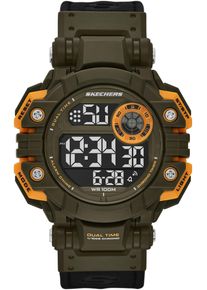 Skechers Herren Chronograph "ALLENFORD", grün, Armbanduhren, Quarzuhr, Armbanduhr, Herrenuhr, digital, Wochentag, Stoppfunktion