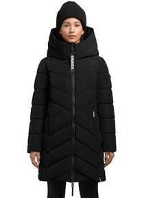 Khujo Damen Steppmantel "DARKA2", schwarz, modisch, Gr. L, unifarben, Web, Steppware, Obermaterial: 100% Polyester. Futter: 100% Nylon. Wattierung: