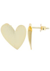Adelia´s ADELIA ́S Damen Paar Ohrhänger "Neuheit 2025 - Damen Ohrstecker aus 925 Sterling Silber mit Herz", Damen, Silber 925 (Sterlingsilber), gold, Silber