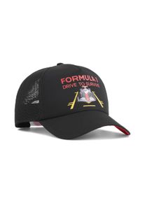 Puma Damen Trucker Cap "F1 Drive to Survive Trucker Cap Erwachsene", schwarz, unifarben, Obermaterial: 100% Polyester; Futter Vorderteil: 100%