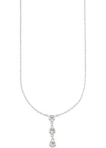 HECHTER PARIS Damen Kette mit Anhänger "Schmuck Geschenk Silber 925 Halsschmuck Halskette mit Anhänger", Silber 925 (Sterlingsilber), L: 47cm B: