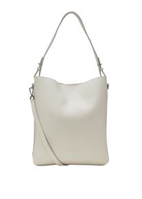 Marc O'Polo MARC O'POLO Damen Umhängetasche "aus genarbtem Rindleder", beige, Leder, unifarben, Taschen