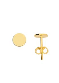 Adelia´s ADELIA ́S Damen Paar Ohrhänger "Damen 333 Gold Ohrringe Ohrstecker Ø 5,9 mm", Damen, Gelbgold 333, gold, Gelbgold 333, Ohrringe, für Damen