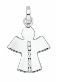 Adelia´s ADELIA ́S Damen Ketten-Anhänger "Damen 925 Silber Anhänger Engel mit Zirkonia", Silber 925 (Sterlingsilber), silber, Silber 925 (Sterlingsilber),