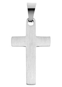 Adelia´s ADELIA ́S Damen Ketten-Anhänger "Neuheit 2025 - stylischer Kreuz Anhänger aus Edelstahl", Edelstahl, gold, Edelstahl, Schmuckanhänger