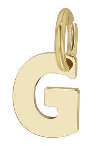 Adelia´s ADELIA ́S Damen Ketten-Anhänger "Neuheit 2025 - stilvoller Buchstabe Anhänger aus 375 Gold", Gelbgold 375, gold, Gelbgold 375, Schmuckanhänger