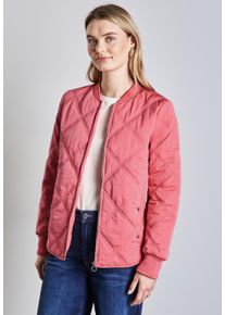 Street One Damen Blousonlight coral pink, casual, Gr. 44, unifarben, Stoff, Obermaterial: 55% Polyester, 45% Polyamid; Futter: 100% Polyester,