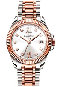 Thomas Sabo Damen Quarzuhr "DIVINE", silber, Armbanduhren, Armbanduhr,Damenuhr,Mineralglas m. Saphirbeschichtung,Edelstahlarmband