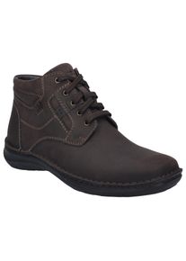Josef Seibel Herren Winterboots "New Anvers 35", Gr. 46, braun, Leder, casual, Schuhe, Winterstiefel, Schnürstiefel, Boots in Weite K (extraweit)