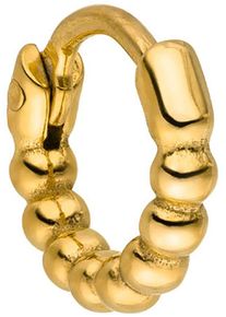 PURELEI Damen Single-Creole "Schmuck Geschenk Piercing Rope, 24131-Piercing-Rope", Edelstahl, gold, Edelstahl, Ohrringe