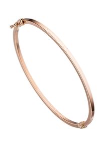 Jobo Damen Armreif "Armband oval", Roségold 585, rosa, Rosu00e9gold 585, Armbänder, 585 Roségold