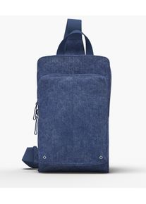 Levi's LEVI'S Damen Umhängetasche "NS ZIP SLING", blau, Baumwolle, Taschen, Freizeittasche Schultertasche