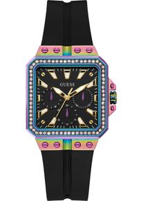 Guess Damen Multifunktionsuhr "LIBRA", schwarz, Armbanduhren, Armbanduhr, Quarzuhr, Damenuhr