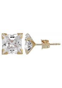 Adelia´s ADELIA ́S Damen Paar Ohrhänger, Damen, Gelbgold 333, silber, Gelbgold 333, Ohrringe