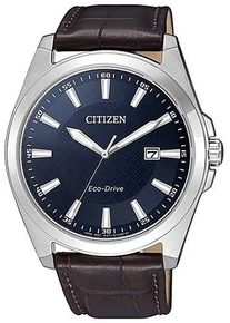 Citizen Herren Solaruhr, braun, Armbanduhren, Armbanduhr, Herrenuhr, Datum, Saphirglas, Edelstahlarmband