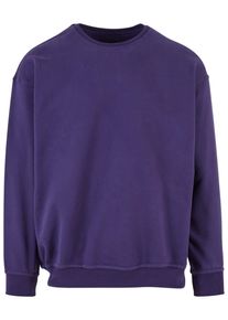 2Y STUDIOS Herren Rundhalspullover "2Y Studios Herren 2Y Basic Sweater", lila, casual, Gr. M, unifarben, 80% Baumwolle, 20% Polyester, Pullover