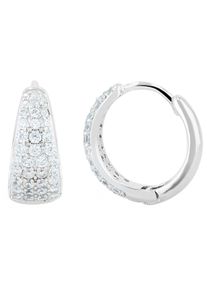 Adelia´s ADELIA ́S Damen Paar Creolen, Damen, Silber 925 (Sterlingsilber), silber, Silber 925 (Sterlingsilber), Ohrringe