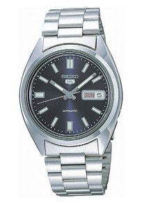 Seiko Damen Automatikuhr "Seiko 5", schwarz, Armbanduhren, Armbanduhr, Herrenuhr, Damenuhr, Datum, Wochentag