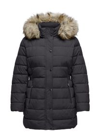 Only CARMAKOMA Damen Steppjacke "CARNEWLUNA QUILTED COAT CC OTW", grau, modisch, Gr. S, Steppware, Obermaterial: 100% Polyester, Jacken