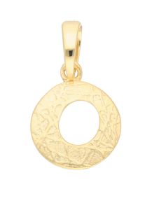 Adelia´s ADELIA ́S Damen Buchstaben-Anhänger "Damen & Herren 333 Gold Buchstabenanhänger O", Gelbgold 333, gold, Gelbgold 333, Schmuckanhänger, für Damen &