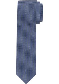 OLYMP Damen Krawatte "Strukturierte Krawatte", blau, klassisch, Strukturmuster, Seide, Krawatten