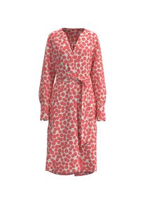 Seidensticker Damen Sommerkleid "Schwarze Rose", rosa, Gr. 46, gepunktet, 100% Viskose, Kleider, Langarm Kragen Punkte