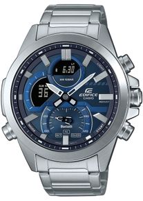 CASIO EDIFICE Smartwatch, silber, Smartwatches, Armbanduhr, Herrenuhr, Bluetooth, Stoppfunktion, Weltzeit, digital