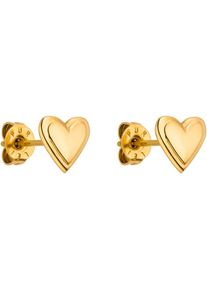 PURELEI Damen Paar Ohrstecker "Schmuck Geschenk Secret Ohrringe, 24041-Earring-Secret-Love", Edelstahl, gold, Edelstahl, Ohrringe