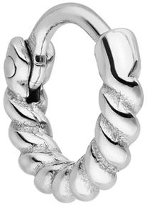 PURELEI Damen Single-Creole "Schmuck Geschenk Piercing Spherical, 24131-Piercing-Spherical", Edelstahl, silber, Edelstahl, Ohrringe