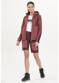 WHISTLER Damen Shorts "Lara", rot, sportlich, Gr. 46, mehrfarbig, 65% Polyester, 35% Baumwolle, Hosen, mit dehnbarem Funktionsstretch