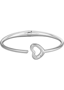 BOSS Damen Armspange "HONEY BOUNDLESS, Herzen, 1580723, 1580724", Edelstahl, silber, Edelstahl, Armbänder, mit Preciosa Crystal