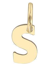 Adelia´s ADELIA ́S Damen Ketten-Anhänger "Neuheit 2025 - eleganter Buchstabe Anhänger aus 375 Gold", Gelbgold 375, gold, Gelbgold 375, Schmuckanhänger