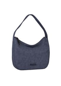 Tom Tailor Damen Hobo "Carrie", blau, Polyurethan, Taschen, aus realistisch wirkendem Denim Jacquard auf weichem Lederimitat