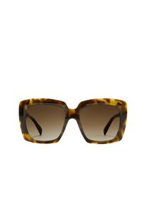 Marc O'Polo MARC O'POLO Damen Sonnenbrille "mit breitem Bio-Acetat-Rahmen", braun, Brillen
